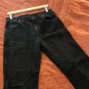 Wrangler 13MWZ Black Cotton Jeans 32x30